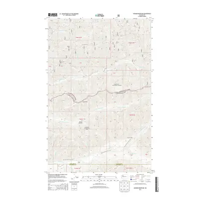 2014 Map of Hunger Mountain, 2014 Print