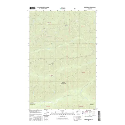 2017 Map of Hunger Mountain, 2017 Print