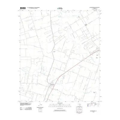 2010 Map of Hungerford, 2010 Print