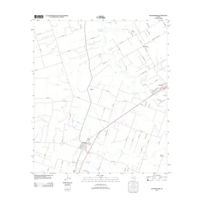 2013 Map of Hungerford, 2013 Print