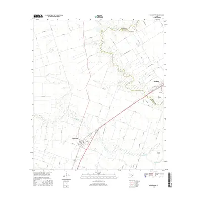 2016 Map of Hungerford, 2016 Print