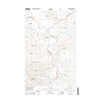2014 Map of Hungry Horse, 2014 Print