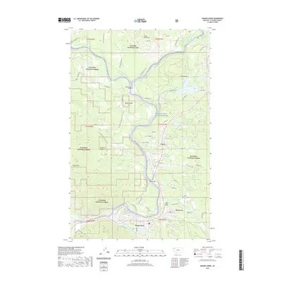 2020 Map of Hungry Horse, 2020 Print