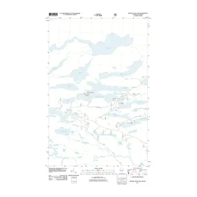 2011 Map of Hungry Jack Lake, 2011 Print