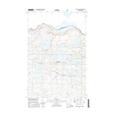 2016 Map of Hungry Jack Lake, 2016 Print