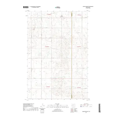 2017 Map of Hungry Man Butte, 2017 Print