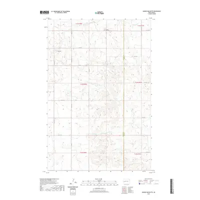 2020 Map of Hungry Man Butte, 2020 Print