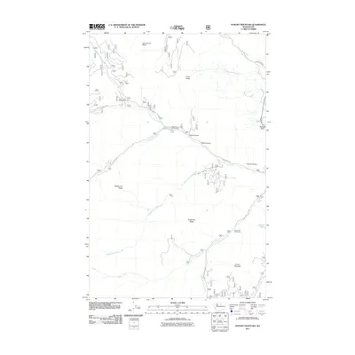 2011 Map of Hungry Mountain, 2011 Print