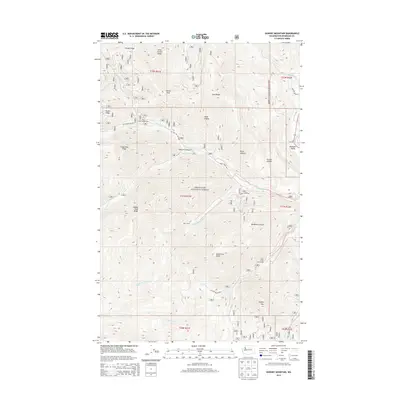 2014 Map of Hungry Mountain, 2014 Print