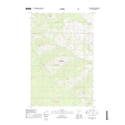2020 Map of Hungry Mountain, 2020 Print