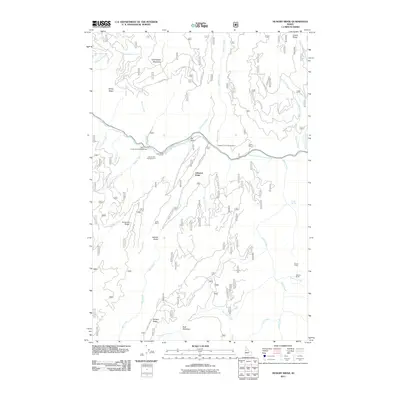 2011 Map of Hungry Ridge, 2011 Print
