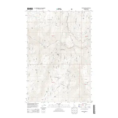 2013 Map of Hungry Ridge, 2013 Print