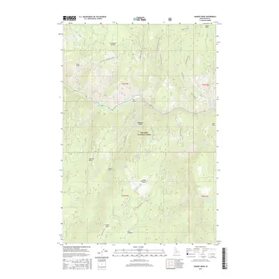 2017 Map of Hungry Ridge, 2017 Print