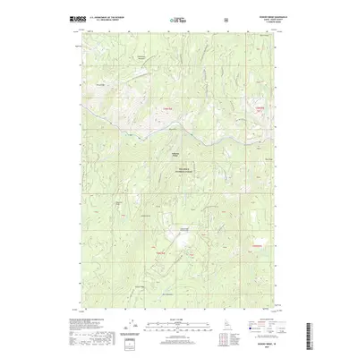 2020 Map of Hungry Ridge, 2020 Print