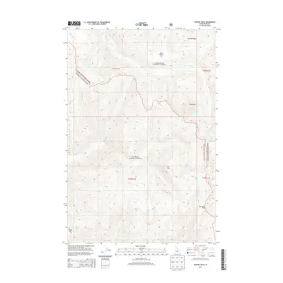 2013 Map of Hungry Rock, 2013 Print