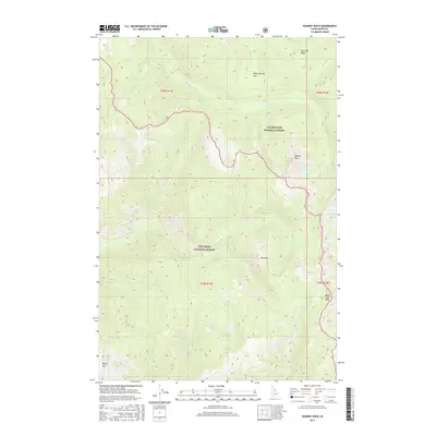 2017 Map of Hungry Rock, 2017 Print