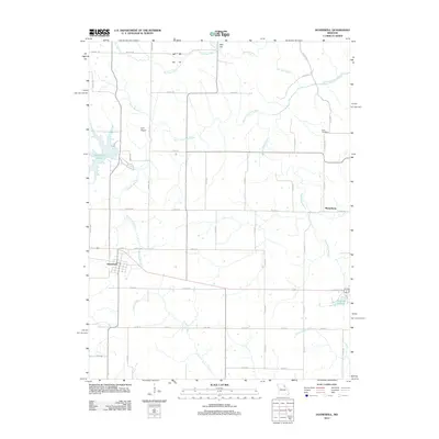 2012 Map of Hunnewell, 2012 Print
