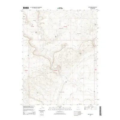 2014 Map of Hunt Draw, 2014 Print
