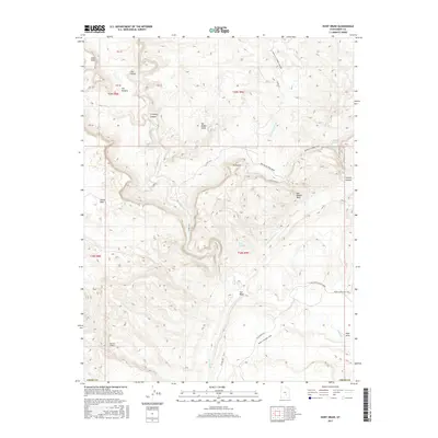 2017 Map of Hunt Draw, 2017 Print