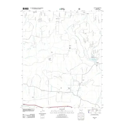 2011 Map of Hunt, 2011 Print