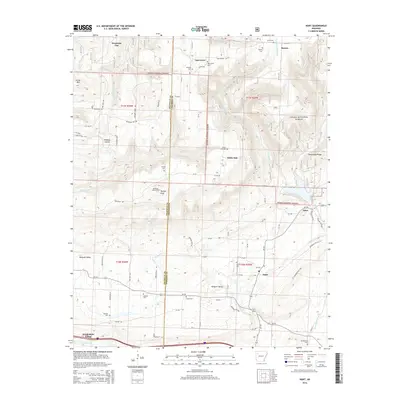 2014 Map of Hunt, 2014 Print