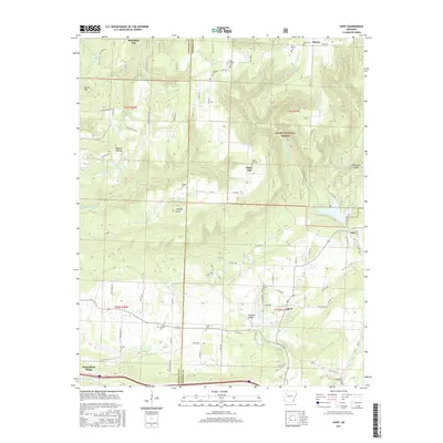 2017 Map of Hunt, 2017 Print