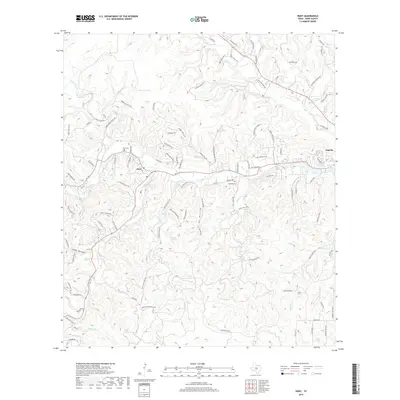 2019 Map of Hunt, 2019 Print