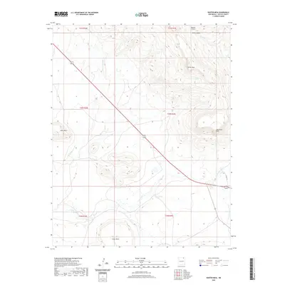 2020 Map of Hunter Mesa, 2020 Print