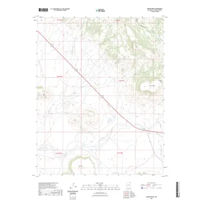 2023 Map of Hunter Mesa, 2023 Print