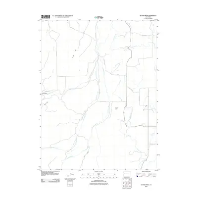 2011 Map of Hunter Mesa, 2011 Print