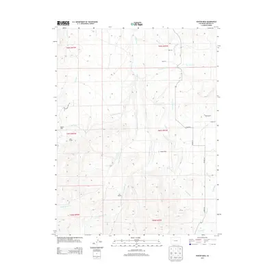 2013 Map of Hunter Mesa, 2013 Print
