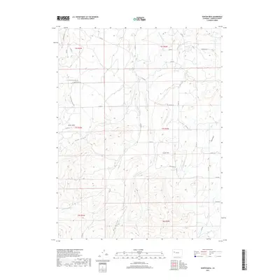 2019 Map of Hunter Mesa, 2019 Print