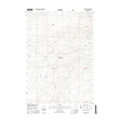 2015 Map of Hunter Mesa, 2015 Print