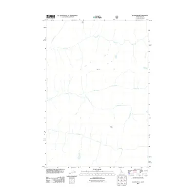 2011 Map of Hunter Peak, 2011 Print
