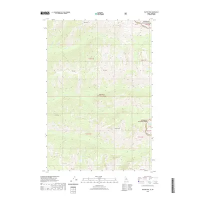 2020 Map of Hunter Peak, 2020 Print