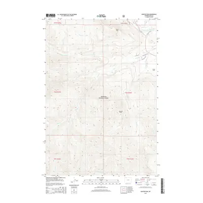 2015 Map of Hunter Peak, 2015 Print