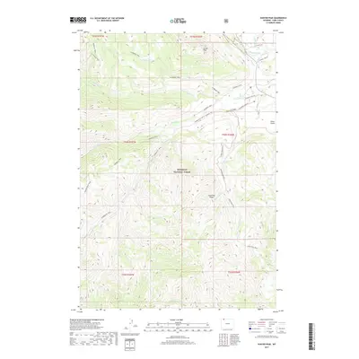2017 Map of Hunter Peak, 2017 Print