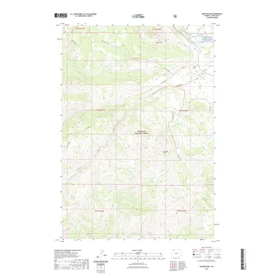 2021 Map of Hunter Peak, 2021 Print