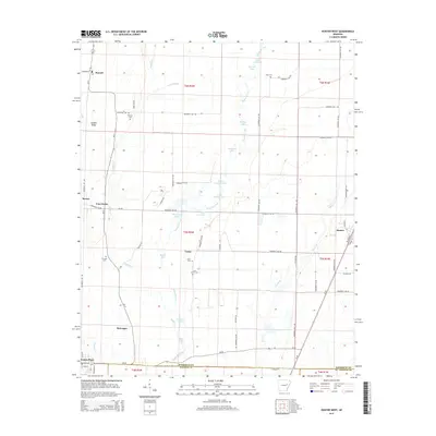 2014 Map of Hunter West, 2014 Print