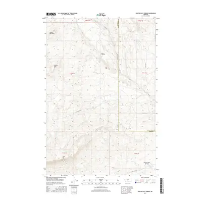2017 Map of Hunters Hot Springs, 2017 Print