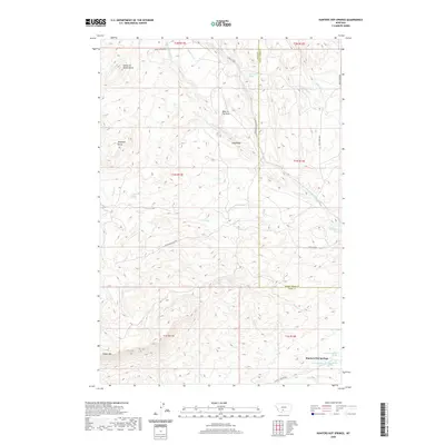 2020 Map of Hunters Hot Springs, 2020 Print