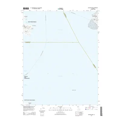 2015 Map of Hunters Point, 2015 Print