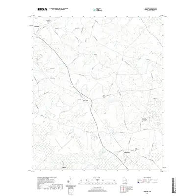 2020 Map of Hunters, 2020 Print