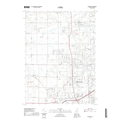 2019 Map of Huntertown, 2019 Print