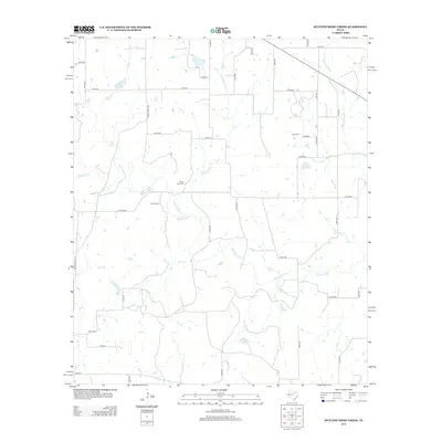 2012 Map of Hunting Shirt Creek, 2012 Print