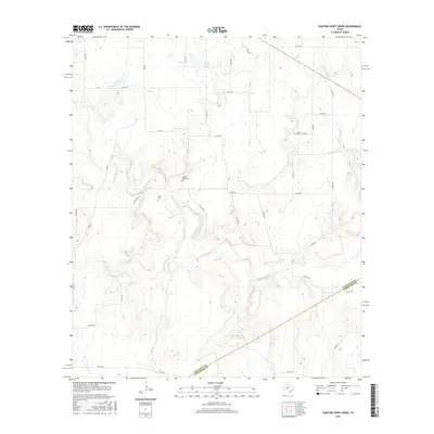 2016 Map of Hunting Shirt Creek, 2016 Print