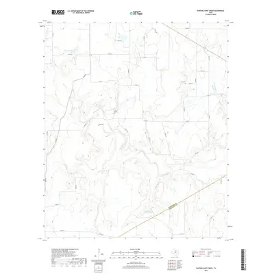 2019 Map of Hunting Shirt Creek, 2019 Print