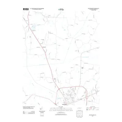 2013 Map of Huntingdon, 2013 Print