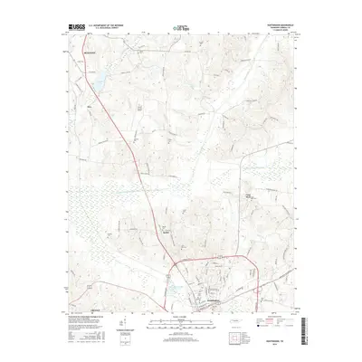 2016 Map of Huntingdon, 2016 Print