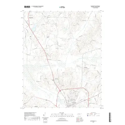 2019 Map of Huntingdon, 2019 Print